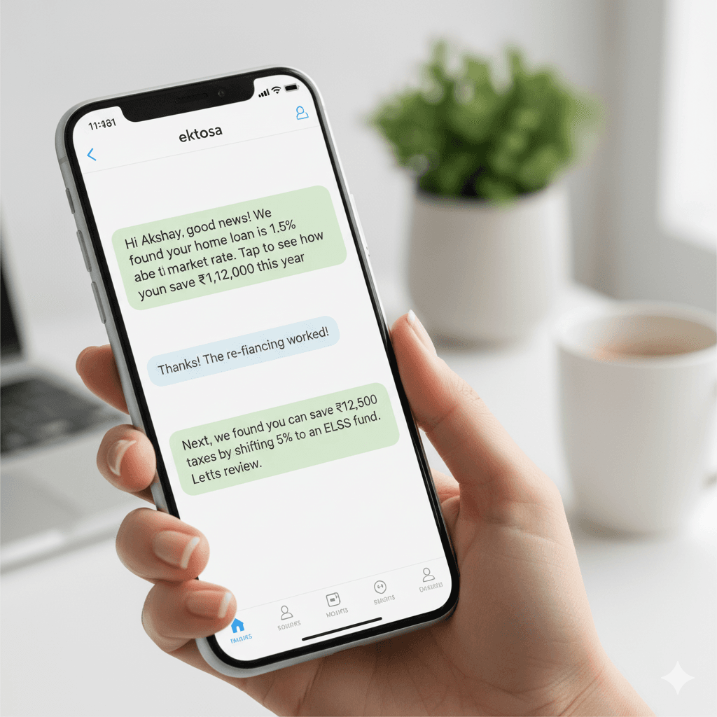 Person managing finances with Yuktam